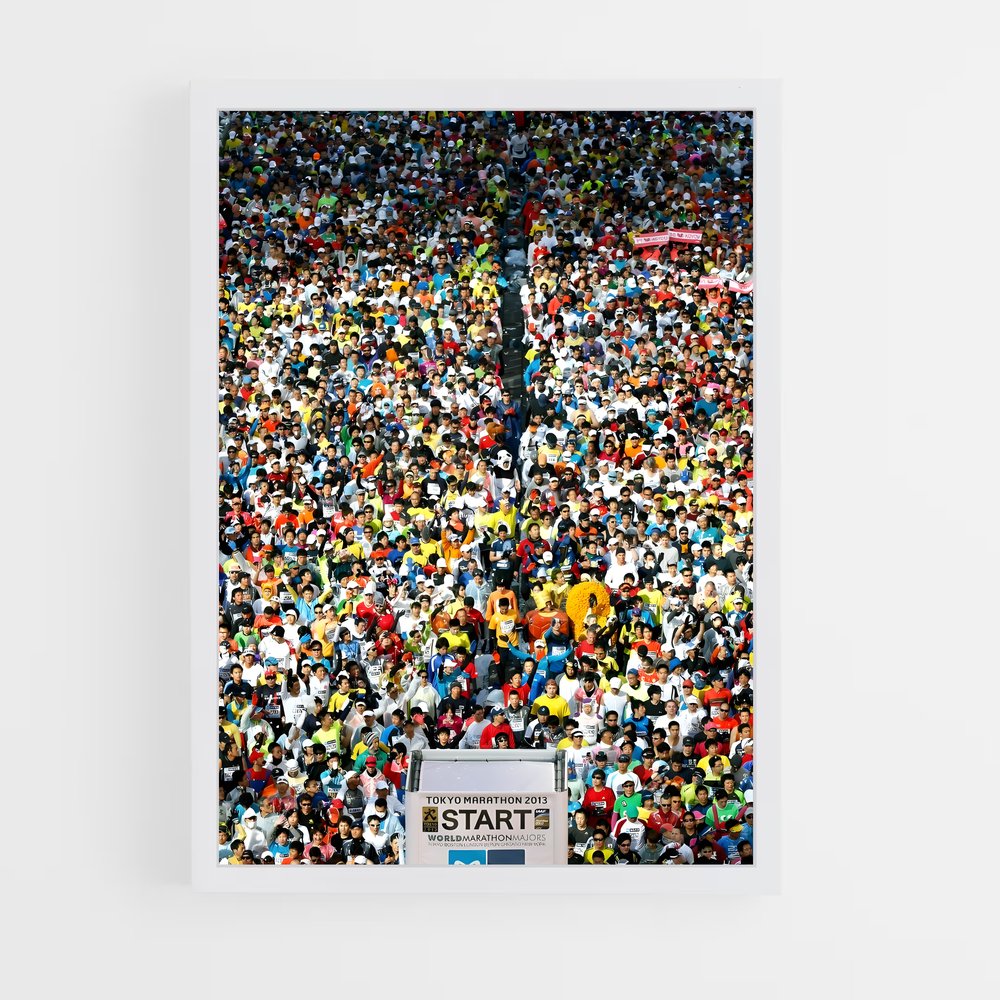 Poster Le Départ de Tokyo – affiche Athlétisme (vue 3)